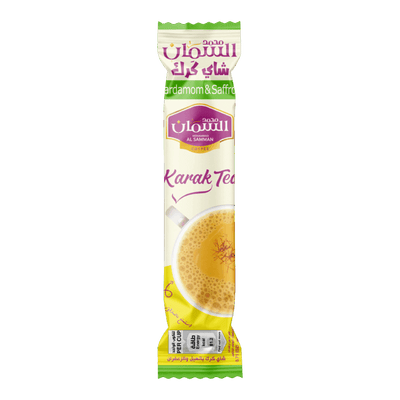 Al Samman Karak Tea with Cardamom &  Saffron – Contains 10 x 20g pouches