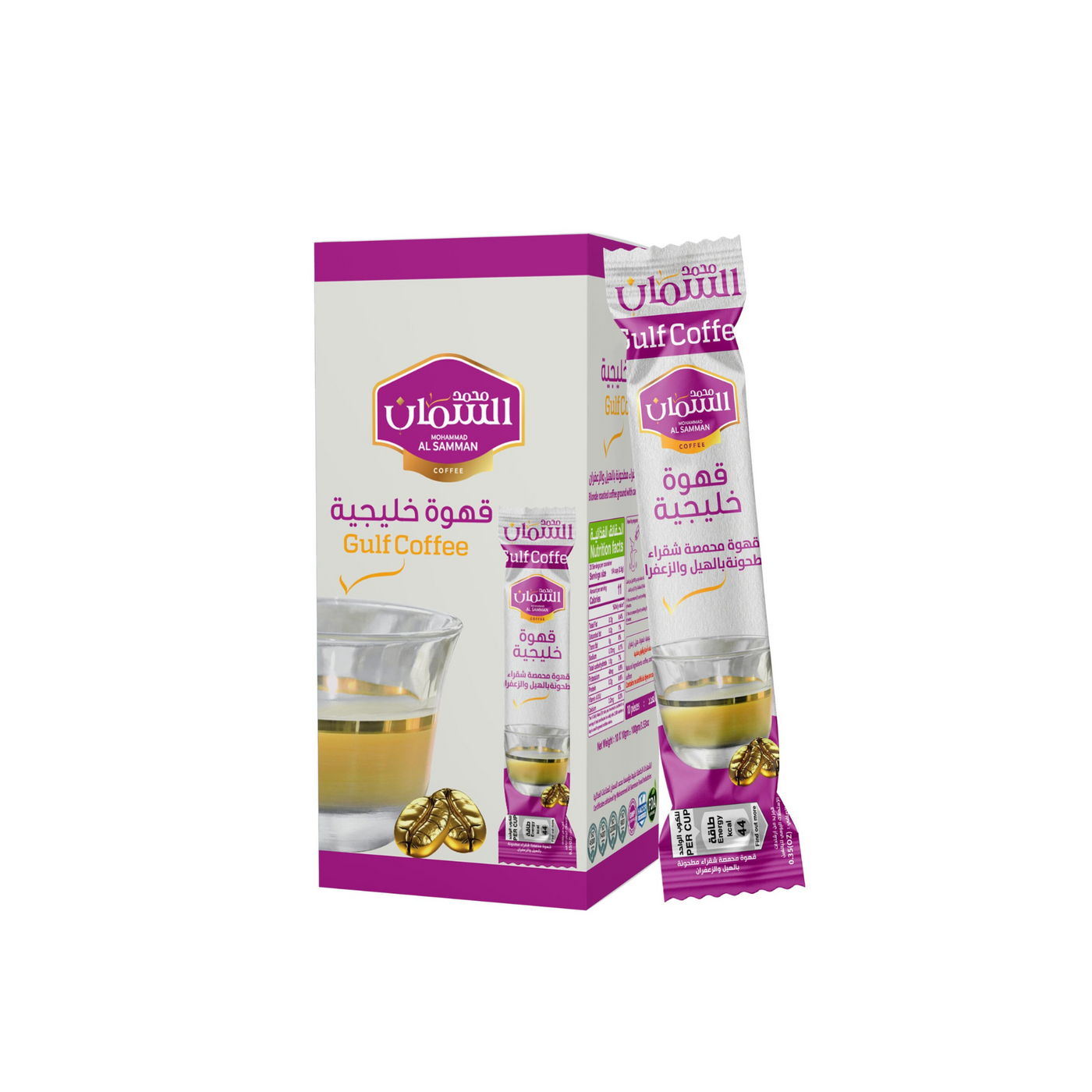 Al Samman Gulf Coffee 12-Pack: Aromatic Cardamom & Saffron Roasted Blend