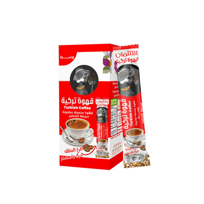 Al Samman Turkish Coffee No Cardamom 10 Packs X 7 Grams