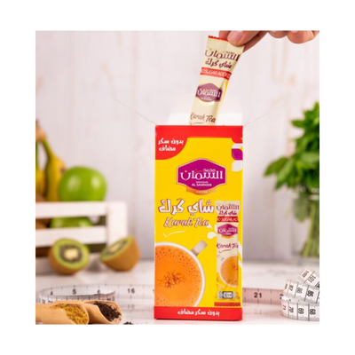 Al Samman Karak Tea with Cardamom & Saffron Sugar-Free 10 Packs x 13 grams