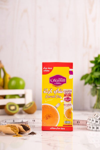 Al Samman Karak Tea with Cardamom & Saffron Sugar-Free 10 Packs x 13 grams