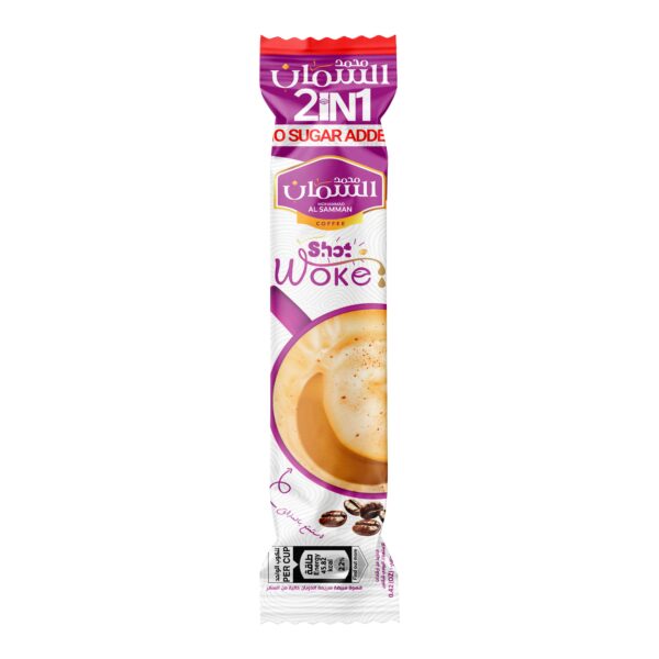 Al Samman Sha Woke 2 in 1 Sugar Free 10 Packs X 12 grams